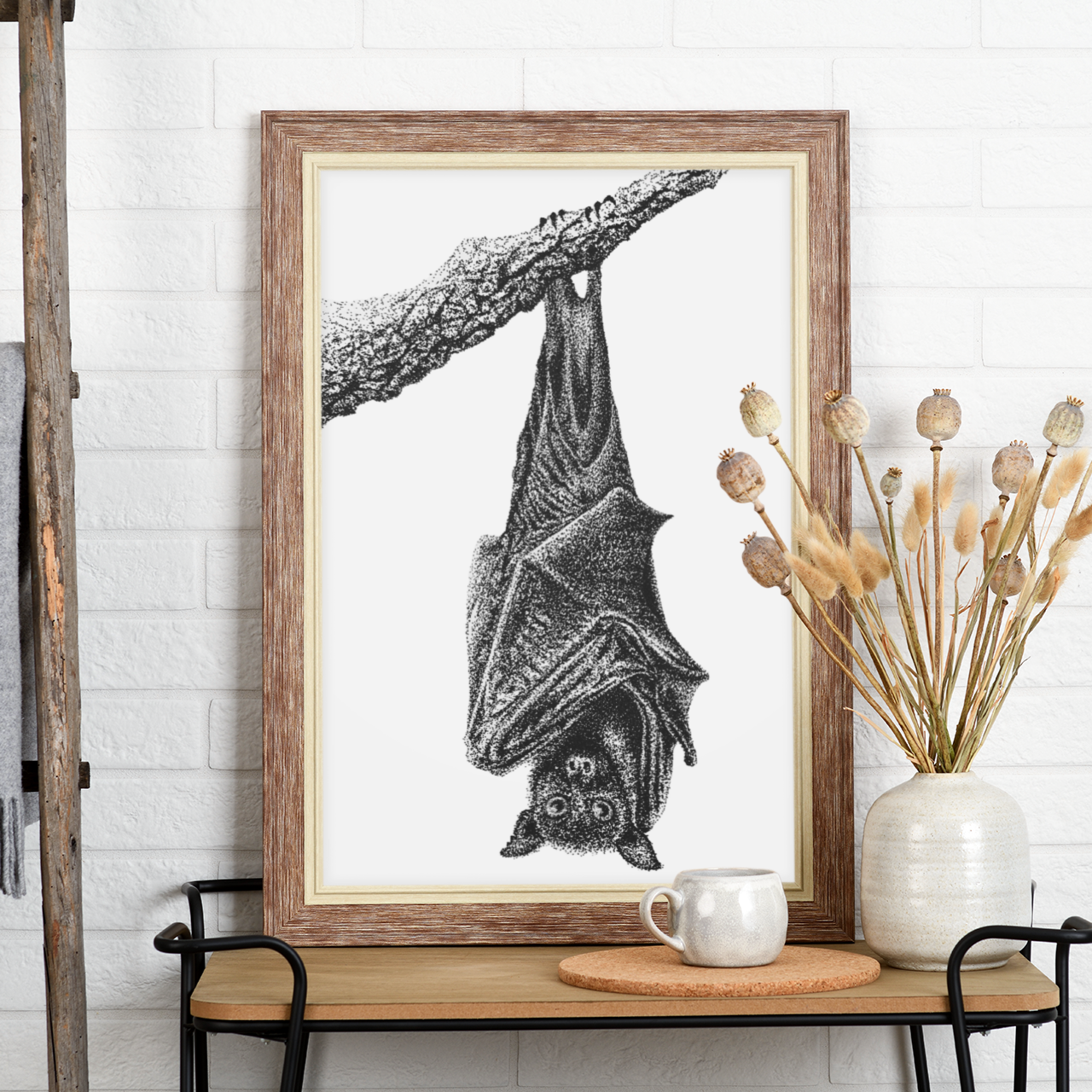 Flying Fox ‘Crimson’ Print