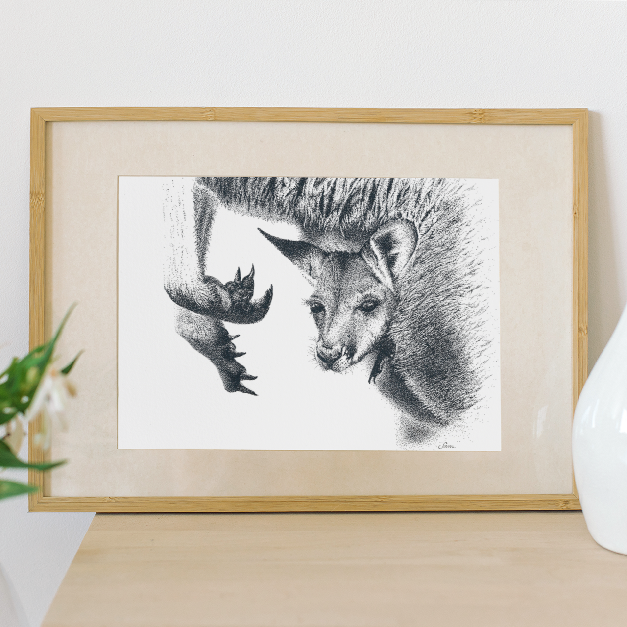 Kangaroo Joey ‘Cadaghi’ Print