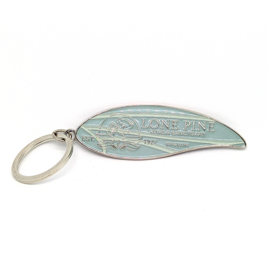 Lone Pine Koala Sanctuary Leaf Keychain